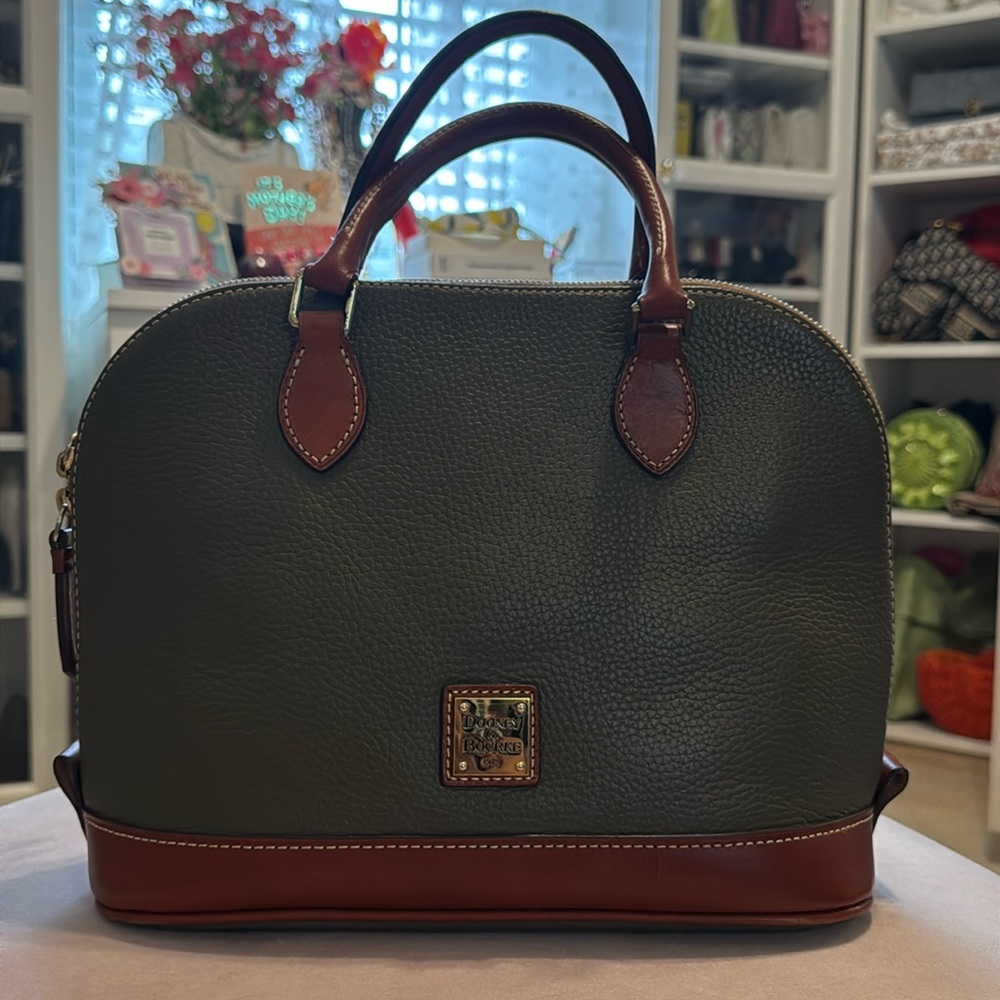 Olive Green Dooney & Bourke Satchel. Used but in Excellent condition
